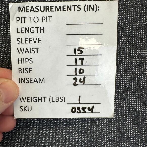 Loft Sutton Skinny Gray Flat Front Straight Office Dress Pants Womens 4P Suit - Picture 15 of 15